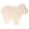 Good Wood By Leisure Arts Shape Sheep 4.75"X 3.56"X .5", Wooden Shapes, Wood Shapes, Wooden Shapes Wall Decor, Large Small Shapes For Crafts